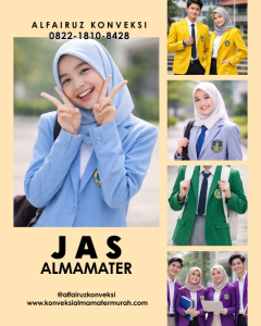 produsen jas almamater Sekolah Jakarta